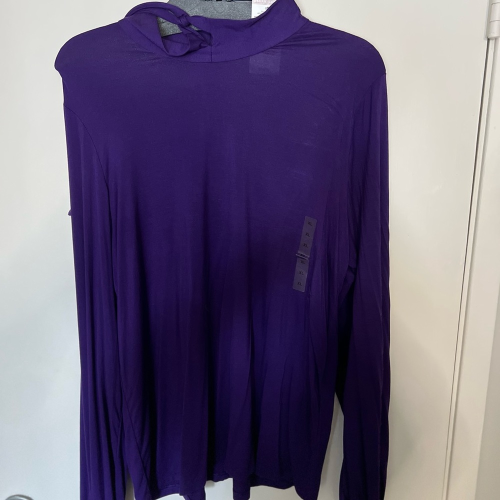 Ralph Lauren Deep Purple Top